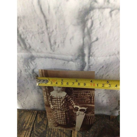 Vintage Photo Reprint Photo Boy With Hand Saw Odd Creepy - Picture 4 of 10